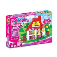 F-Blocks 114 Parça Prenses Lego Blok Seti Yapı Seti