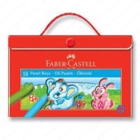 Faber Castell Plastik Çantalı Pastel Boya 18 Renk