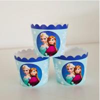Frozen Karlar Ülkesi Cupcake (Muffin) Kabı (25 adet)