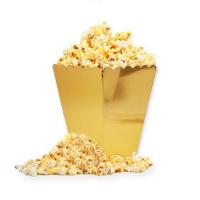 Gold (Altın Sarısı) Parlak Mısır (Popcorn) Kutusu (8 Adet)