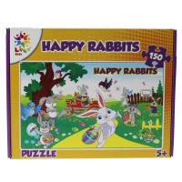 Happy Rubbits (Mutlu Tavşanlar) Puzzle 150 Parça