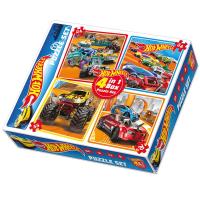 Hot Wheels 4in1 Puzzle Seti