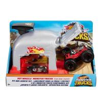 Hot Wheels Monster Trucks Fırlatıcılı Oyun Seti GKY01 - Bone Shaker
