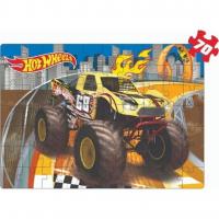 Hot Wheels 2in1 Puzzle Seti