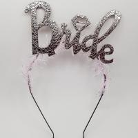 Işıltılı Bride Taç - Gümüş