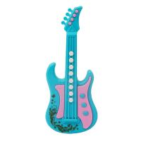 Kartelade Pilli Renkli Gitar - Pembe Mavi