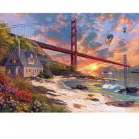 KS Games Sunset At Golden Gate 500 Parça Puzzle