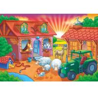 Ks Games Sunrise On The Farm Jumbo Puzzle 12 Parça