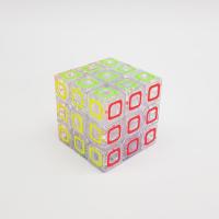 Magic Cube Neon Renkli Şeffaf 3x3 Zeka Küpü