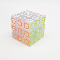 Magic Cube Neon Renkli Şeffaf 3x3 Zeka Küpü