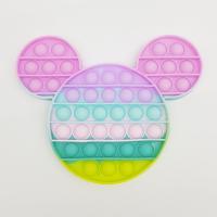 Mickey Mouse Şekilli Makaron Renkli Pop It