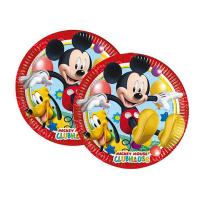 Mickey Mouse Temalı Karton Tabak Bardak Seti - 8 Kişilik