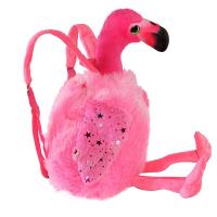 Peluş Flamingo Sırt Çantası