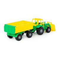 Polesie Usta Yarı Römorklu Ve Kepçeli Traktör - Yeşil