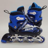 Powerline Skates Silikon Teker Işıklı ABEC7 Paten (39-42) - Mavi