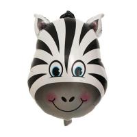 Safari Serisi Zebra Folyo Balon 22 İnch