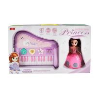Sesli Işıklı Prenses Bebekli Piyano - Lila