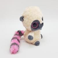 Sevimli Peluş Camgöz Lemur - Pembe Gözlü