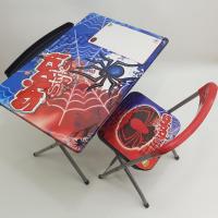 Spider Style Yazı Tahtalı Kalemlikli Katlanır Ders Çalışma Masa Sandalye Seti