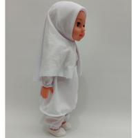 Tesettürlü Dua Eden Rania Bebek - Beyaz
