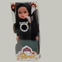 Tesettürlü Dua Eden Rania Bebek - Siyah